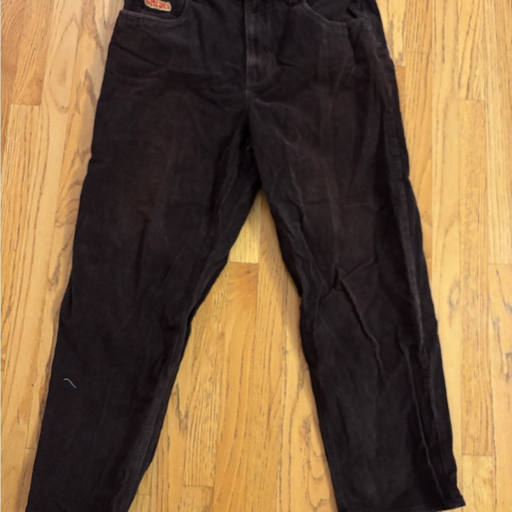 Empyre Dark Brown Baggy Corduroy Pants in Excellent Condition